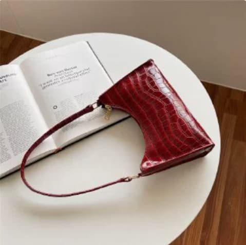 Pattern Underarm Shoulder Bag, image 8