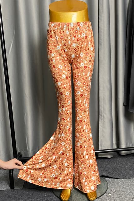 Printed Flared Leggings, image 5