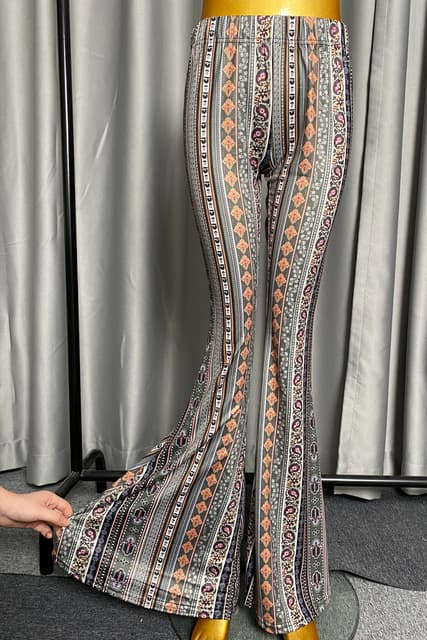 Printed Flared Leggings, image 4