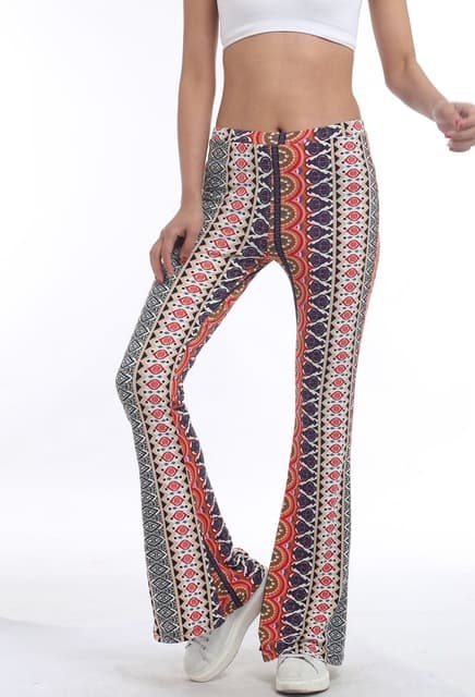 Printed Flared Leggings, image 7