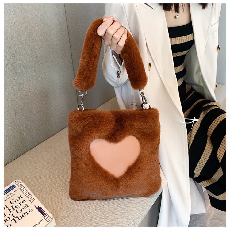 Square Plush Shoulder Bag, image 4