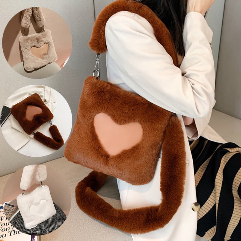 Square Plush Shoulder Bag, image 1