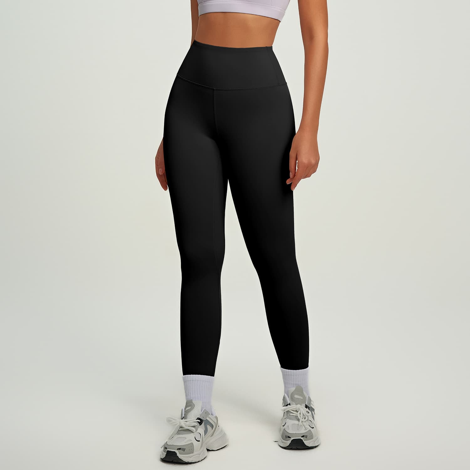 High-Waisted Yoga Trousers, image 2