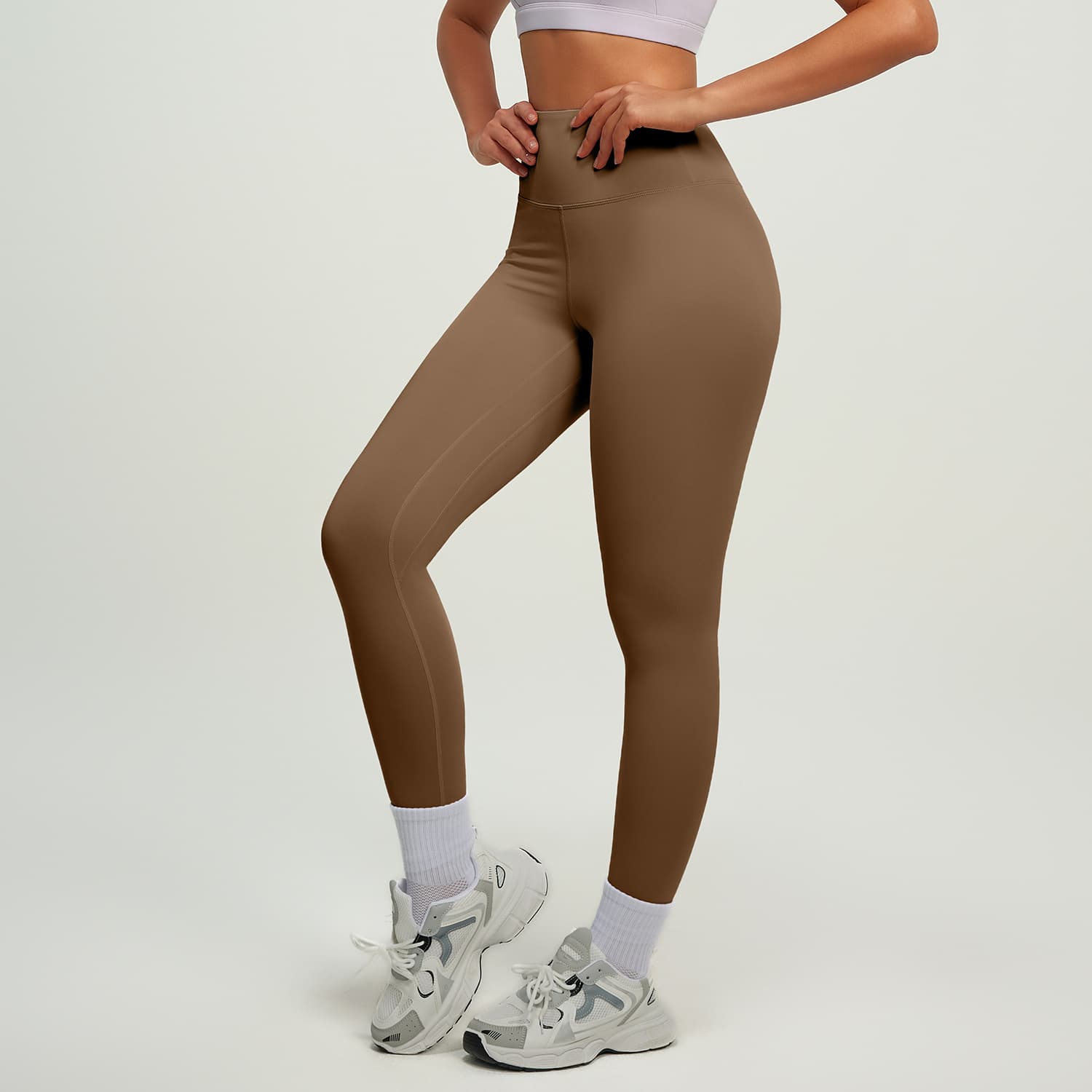 High-Waisted Yoga Trousers, image 7