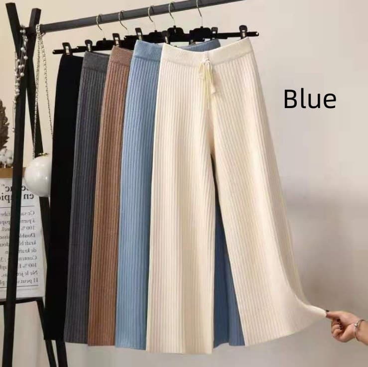 Straight-Leg Knitted Trousers, image 2