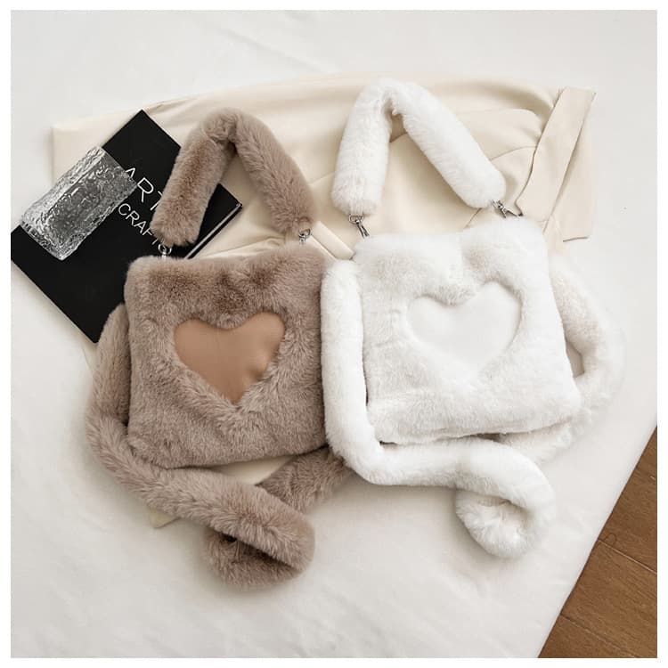 Square Plush Shoulder Bag, image 3