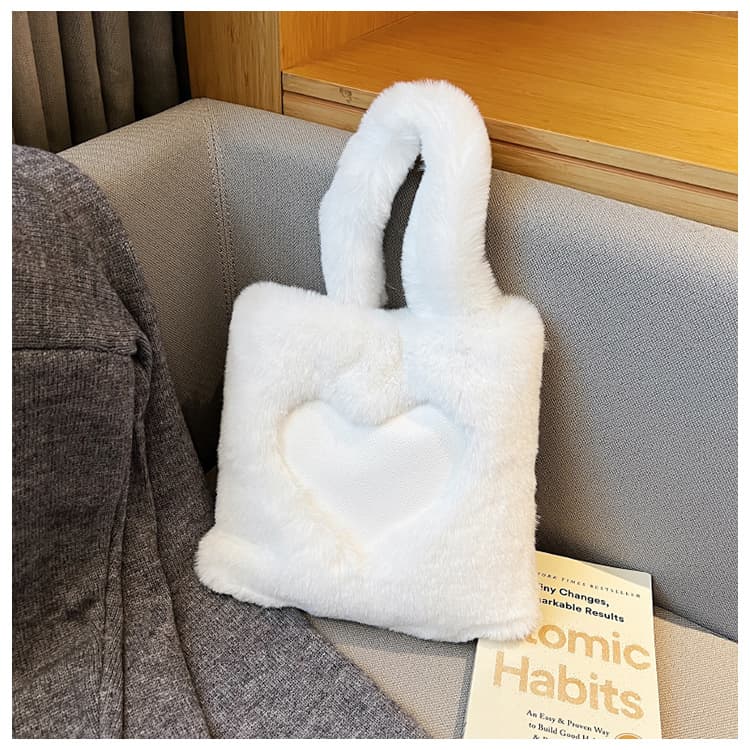 Square Plush Shoulder Bag, image 5