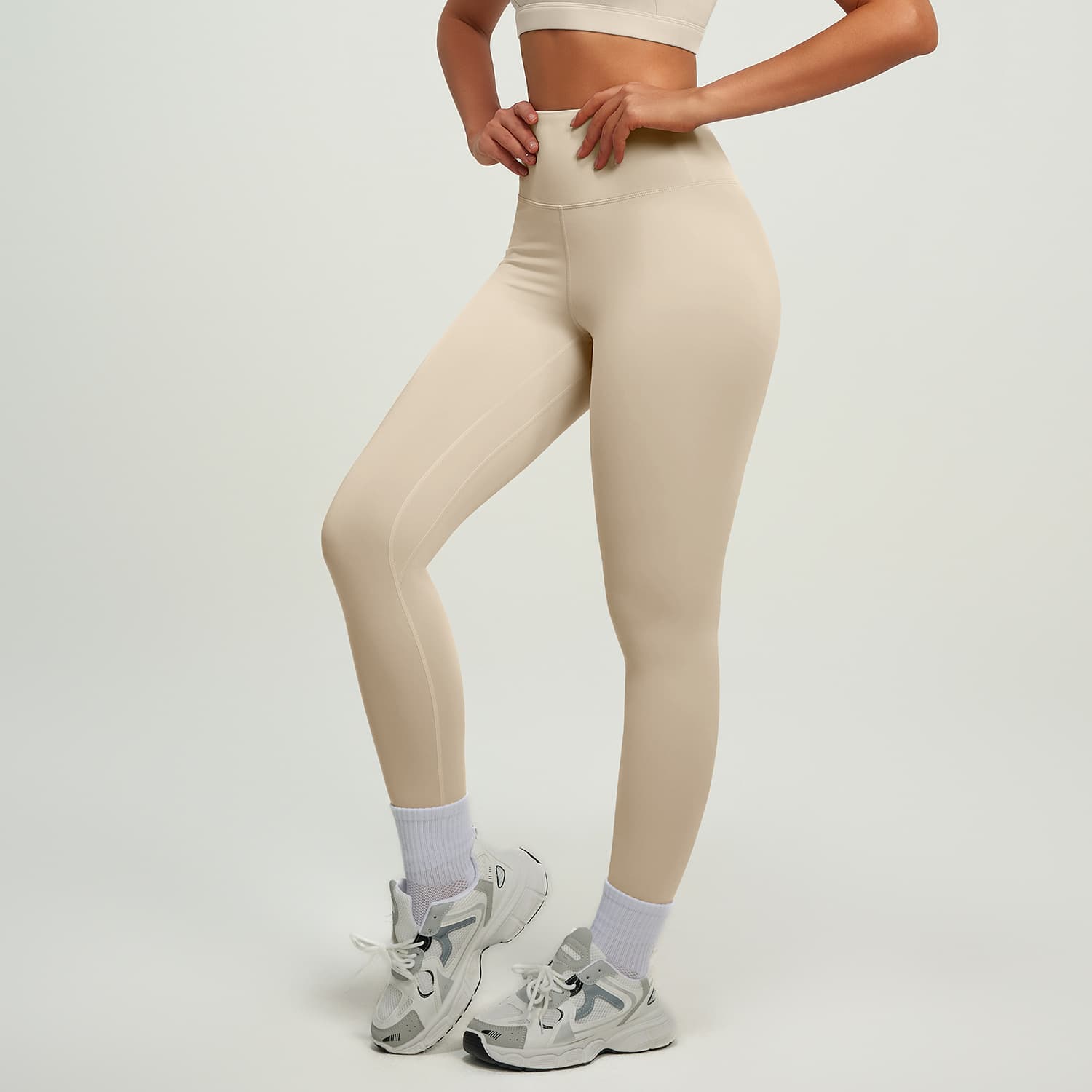High-Waisted Yoga Trousers, image 1