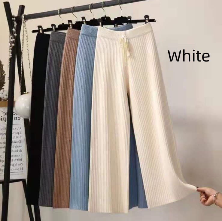 Straight-Leg Knitted Trousers, image 8