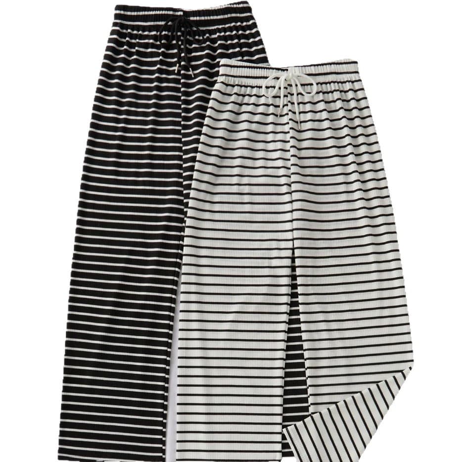 Striped Loungewear Trousers, image 6