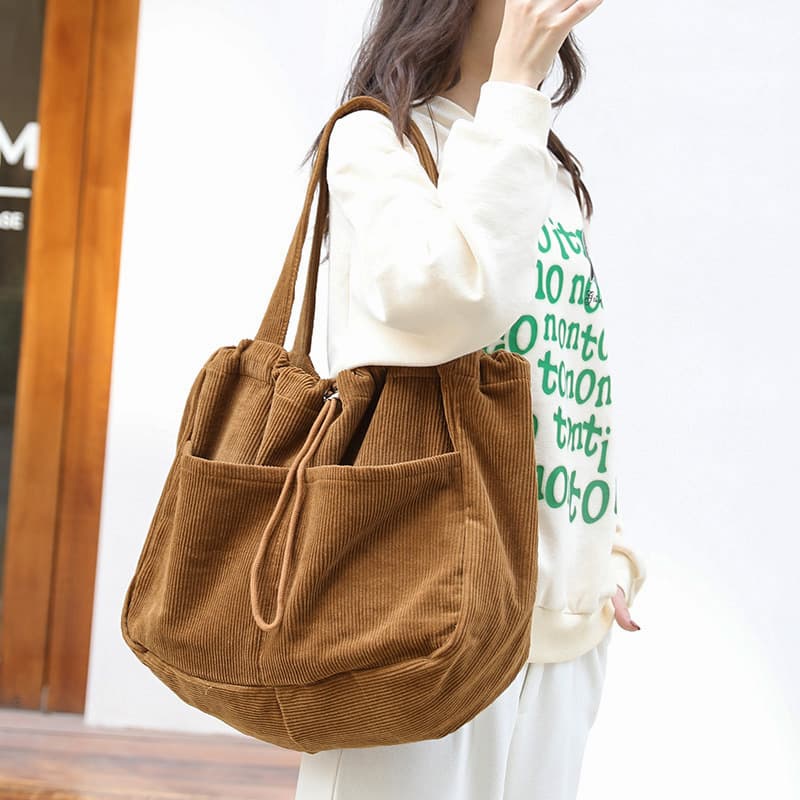 Corduroy Shoulder Bag, image 7