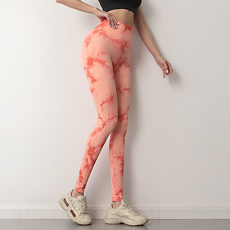 Seamless Tie-Dye Leggings, image 2