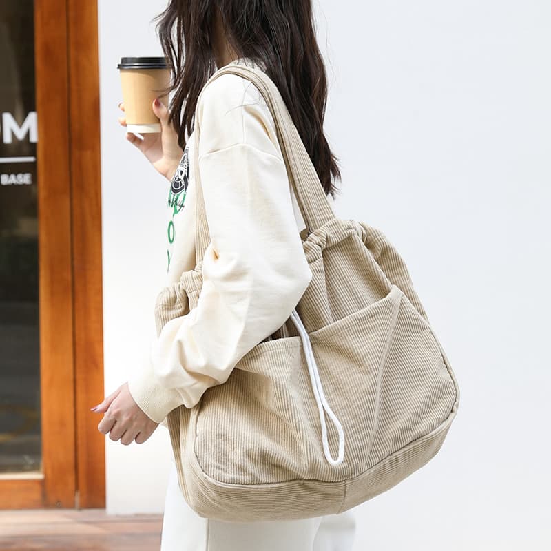 Corduroy Shoulder Bag, image 2