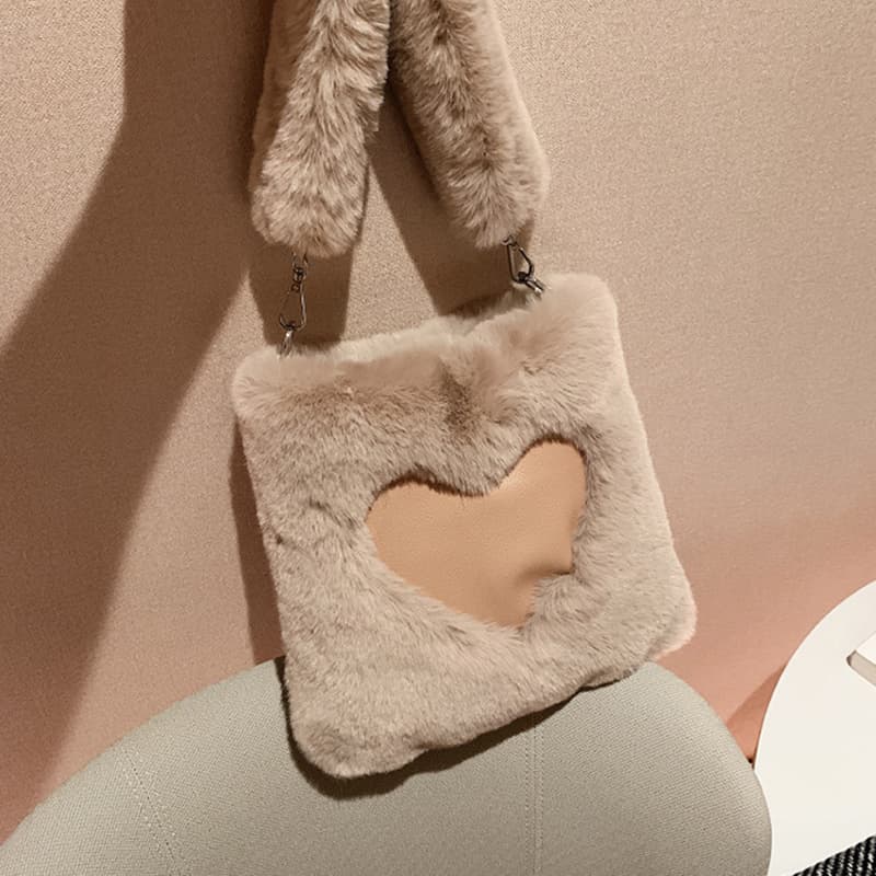Square Plush Shoulder Bag, image 6