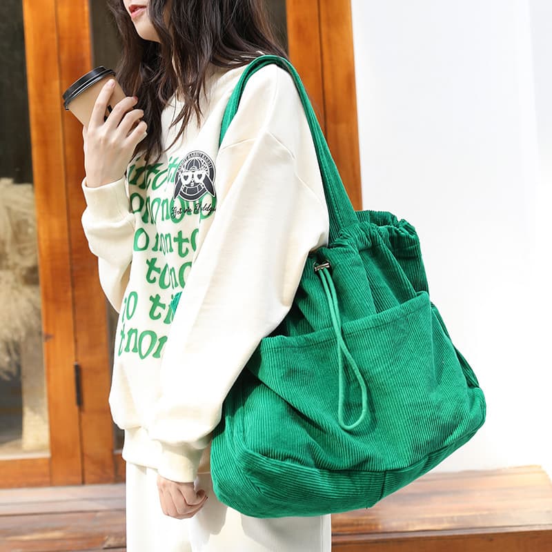 Corduroy Shoulder Bag, image 4