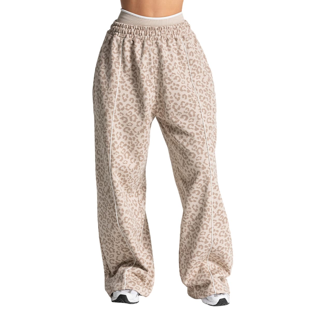 Leopard-Print Wide-Leg Trousers, image 5