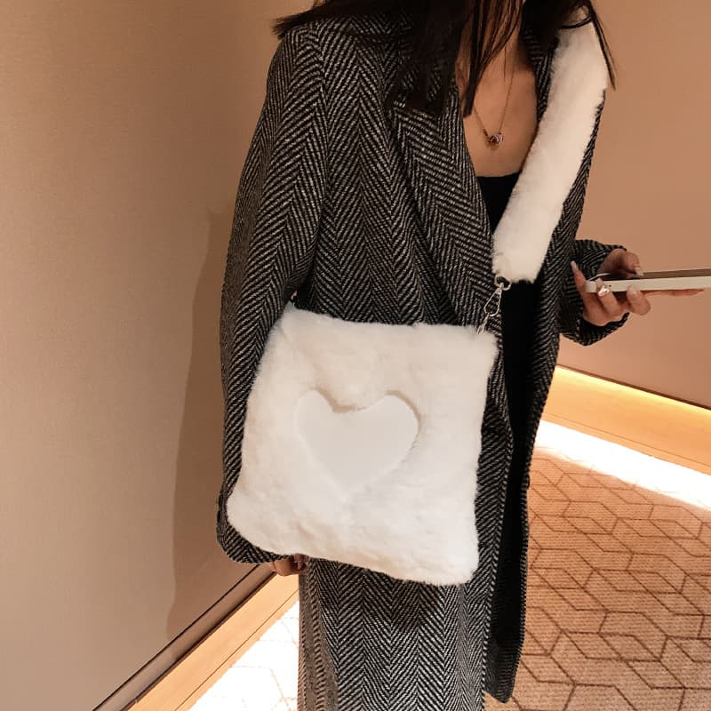 Square Plush Shoulder Bag, image 8