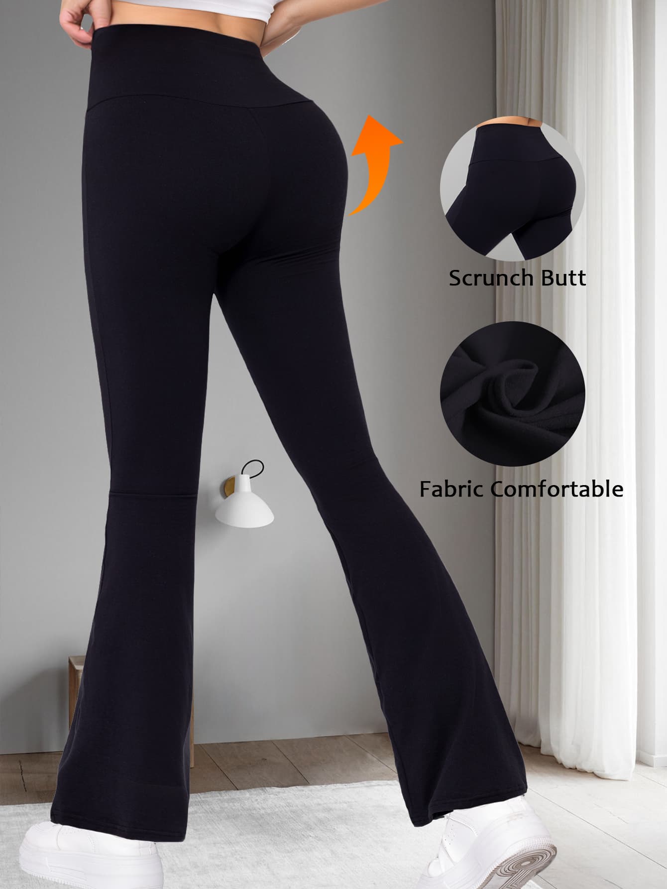 High-Waist Yoga Leggings, image 3